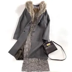 ✨️【美品】TOMORROWLAND　ベージュ ロングコート フード付き TOMORROWLAND トゥモローランド - レディース コート