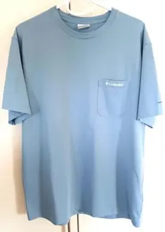 Columbia ライトブルー ポケットTシャツ