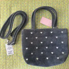 【とろろごはん様専用】ラブラリーハート グレー バッグ&ストラップ&ポーチ