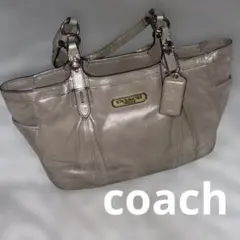 美品✨COACH ブロンズトートバッグ