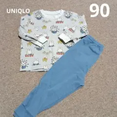 ユニクロ 絵本コレクション① 長袖ベビーパジャマ ミッフィー 90