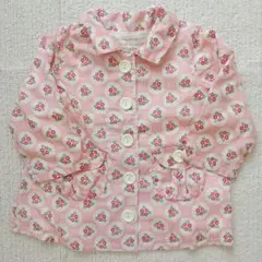 90　小花柄　ピンク　アウター　ジャンパー　女の子