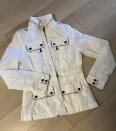 ZARA BASIC ホワイト　ジャンパー　新品未使用　Sサイズ　ゴルフにも　白