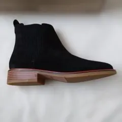 Clarks ブラック スエード　ショートブーツ