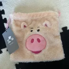 ピクサー 豚の顔ポーチ