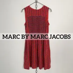 ★00sMARC BY MARC JACOBS シルクワンピース 絹 総ハート柄