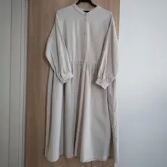 新品 SM2 サマンサモスモス 柄アソートバンドカラーシャツワンピース キナリ