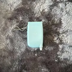 本当に録音再生！なつかしのガラケーマスコット＋プラス ガチャ　水色　ライトブルー
