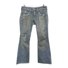 TRUE RELIGION JOEY BIG T フレアデニムパンツ　USA製