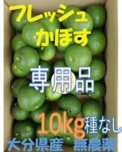 masaさまご予約専用品 大分県名産フレッシュかぼす 10kg 種なし➀