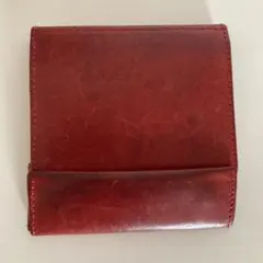 ◉アブラサス【キャッシュレス財布】ボルドー　レッドのサムネイル