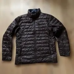 ユニクロ　メンズ　ウルトラライトダウンLサイズ　ブラウン