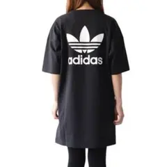 【美品】adidas アディダス トレフォイルドレス ワンピース Mサイズ