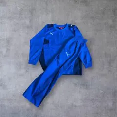 [即日発送][Puma] プーマピステセットアップ [140cm ]青