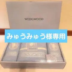 値段交渉OK!WEDGWOOD タオルセット 3枚 ライトブルー