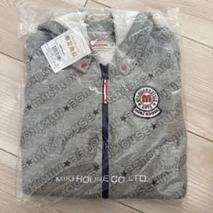 【新品未使用】MIKI HOUSE グレー パーカー限定品120