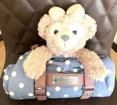 ディズニーシー　ダッフィー　シェリーメイ　ぬいぐるみ　ブランケット　膝掛け　新品 Amazon｜シェリーメイ ぬいぐるみ付きブランケット ひざかけ 毛布