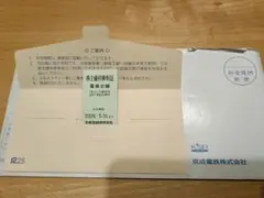 京成電鉄 株主優待券 2026年5月31日まで
