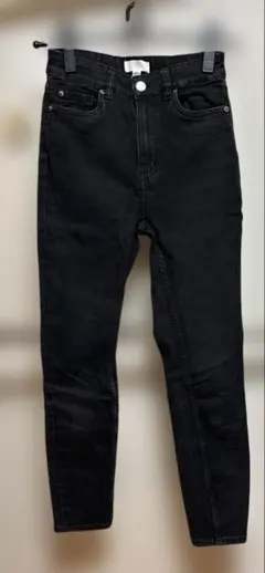H&M ブラックスキニーデニム