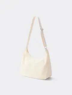 【新品未開封】 GU ラウンドショルダーバッグ ユニセックス　オフホワイトのサムネイル