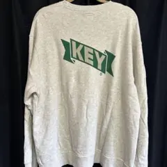 KEY × JOURNAL STANDARD グレー スウェット トレーナー