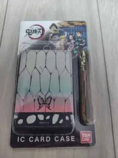 新品未使用品】鬼滅の刃 合皮パスケース 桃 きせかえジャンプコラボ 