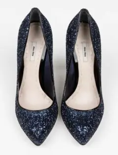 MIU MIU　ミュウミュウ　グリッター　ヒールのサムネイル