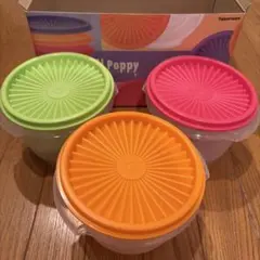 新品未使用品　タッパーウェア　Fiesta Bell Poppyのサムネイル