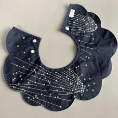 MARL MARL 星刺繍 スカラップスタイ