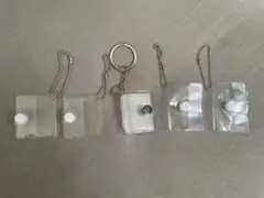 ミニフォトアルバム キーホルダー 5個セット