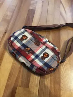 A BATHING APE チェック柄 ショルダーバッグ　マイロ　ポシェットのサムネイル