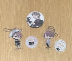 ろふまお 加賀美ハヤト ミニアクスタ 缶バッジ シール 4点セット