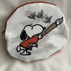 ぜんぶ、北斎のしわざでした。展 スヌーピー ポーチ with Hokusai