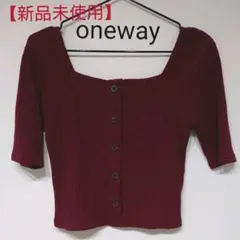 【新品未使用】one way ワンウェイ トップス 【F】のサムネイル