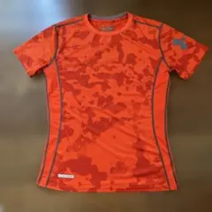 Under Armour HeatGear SMサイズ　オレンジ迷彩Tシャツ