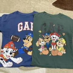 パウパトの可愛いＴシャツ　2枚組 GAP 5歳用