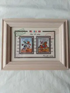ディズニー 切手 フレーム付き インテリア