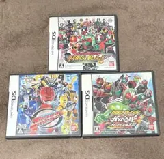 仮面ライダー & スーパー戦隊 DSソフト3本