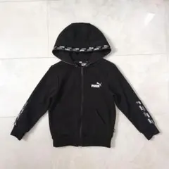 プーマ puma パーカー アウター 裏起毛 黒 ブラック 男の子 120