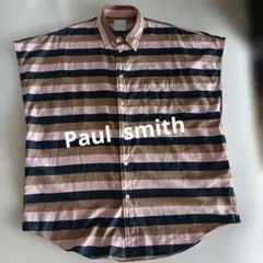 メンズ　Paul Smith　ポールスミス　 ボーダー柄 半袖シャツのサムネイル