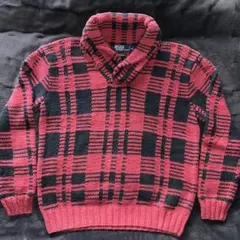 ポロバイラルフローレン ハンドニット LL ショールカラー 90S ヴィンテージ