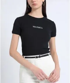 未使用　トルコ製　MAX&Co. LOGOTEE クルーネック ロゴ Tシャツのサムネイル