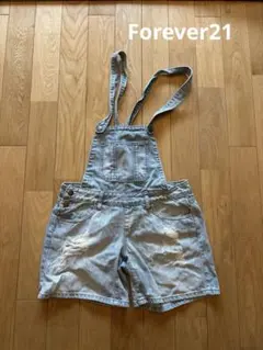 2.1 denim ショートサロペット 26サイズ　Forever21のサムネイル