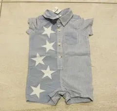 【新品タグ付き】BABYGAP　星柄ロンパース　3-6m