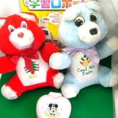 キッズセット(ベアぬいぐるみ2体、学習キット、ディズニーキャンデーケース)