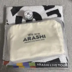 嵐2026グッズ「We are ARASHI」タオル・ポーチ・マスキングテープ