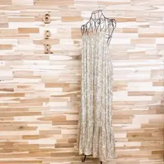 エイミーイストワール】花柄 シフォン ロング マキシ ワンピース 