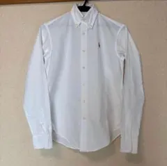 【美品】Ralph Lauren 長袖シャツ S クラシックフィット　ポニー刺繍