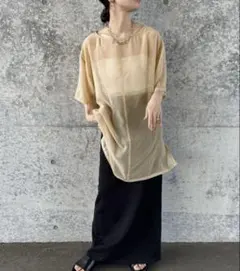selectMOCA bysonオーバーシアートップス