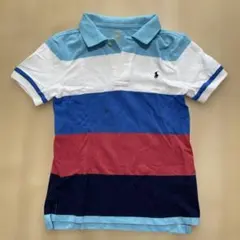 POLO RALPH LAUREN ストライプ ポロシャツ 120 半袖